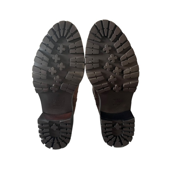 New Naturalizer Tristan Water Repellent Leather Shearling Winter Ankle Boots 7.5 - Picture 5 of 9